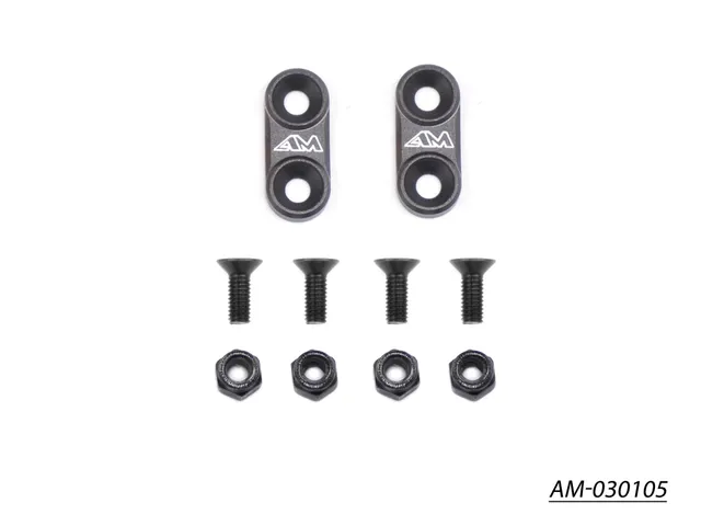 Arrowmax Accessories AM-030105 support aileron alu 1/10 gris