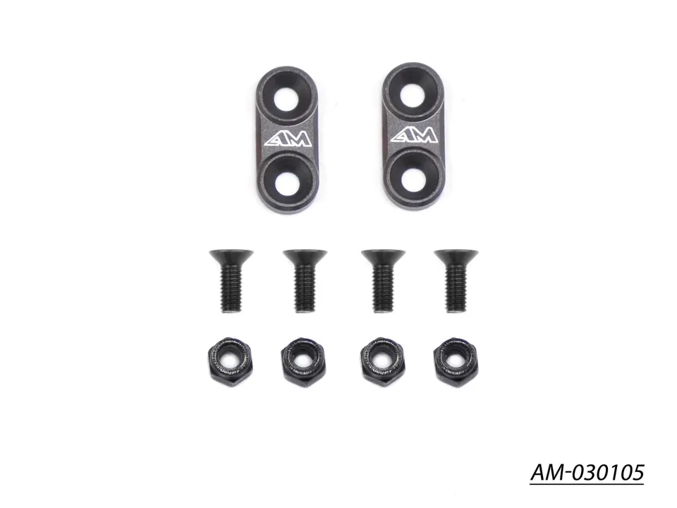 Arrowmax Accessories AM-030105 support aileron alu 1/10 gris