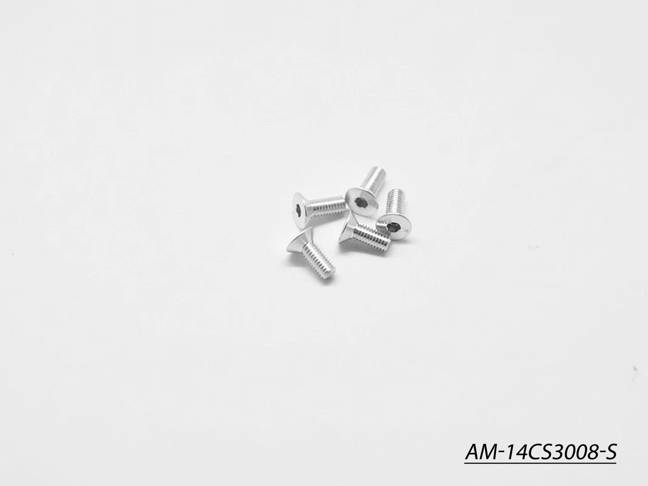 Arrowmax AM-14CS3008-S vis alu M3x8 argent x5 7075