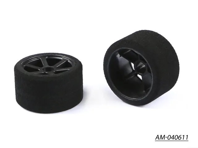 Arrowmax AM-040611 Pneu Mousse Avant 1/12 25 Shore x2