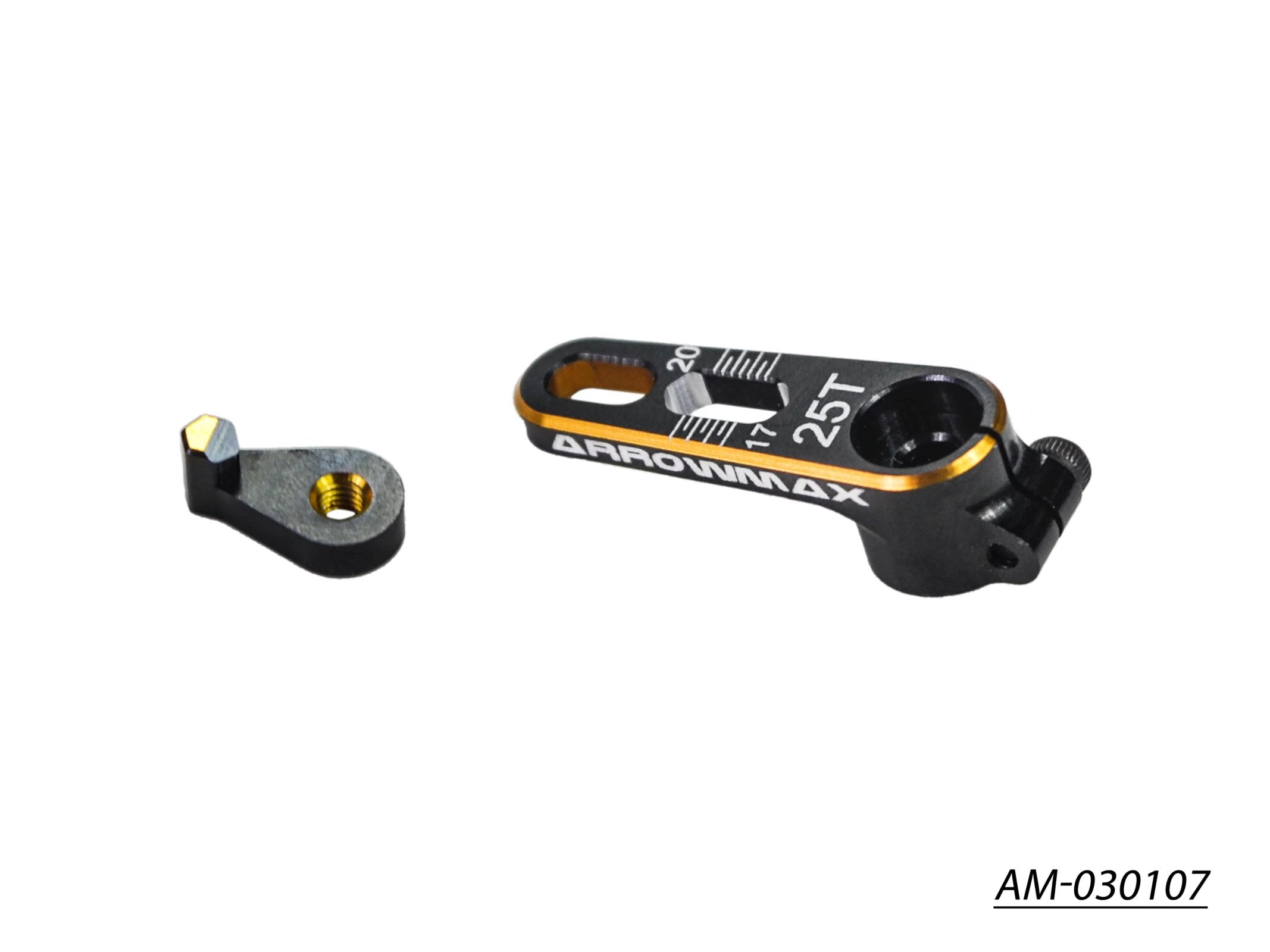 Arrowmax Palonnier Servo Alu 25T Noir Doré AM-030107
