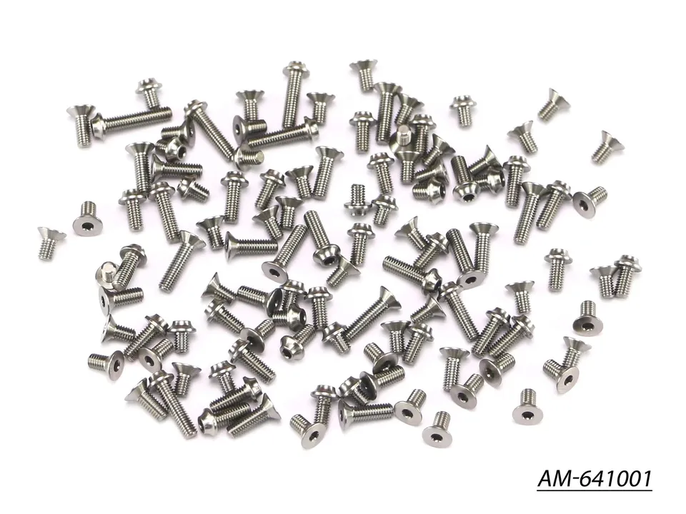 Arrowmax Screws AM-641001 kit 64 vis titane Mugen MTC-1