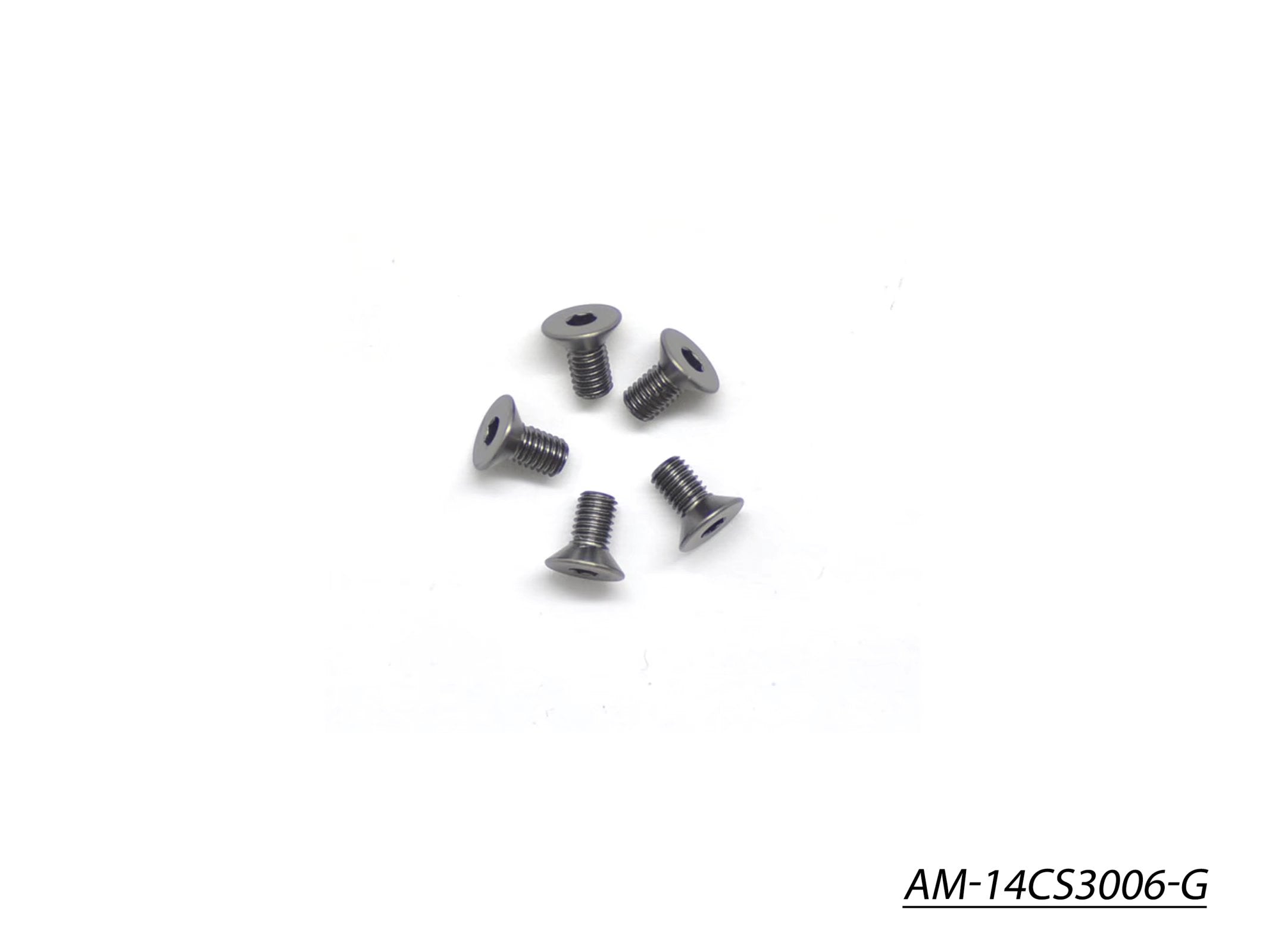 Arrowmax Screws AM-14CS3006-G vis alu M3x6 grise lot 5