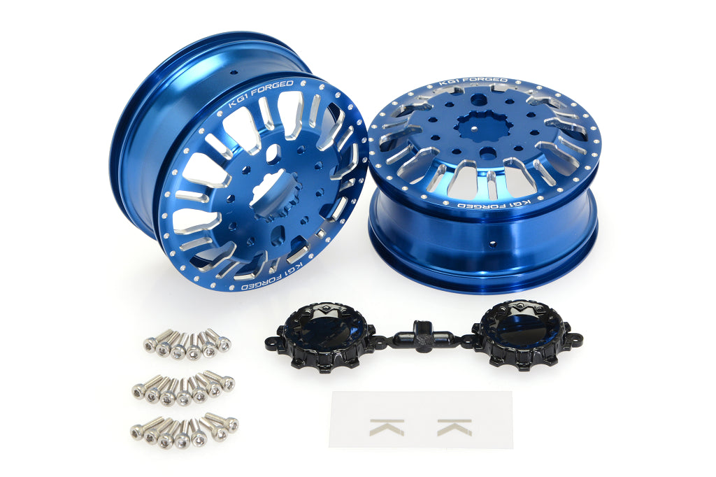 CEN DL CKD0656 Jante Arrière Dually Alu CNC Bleu x2 F450