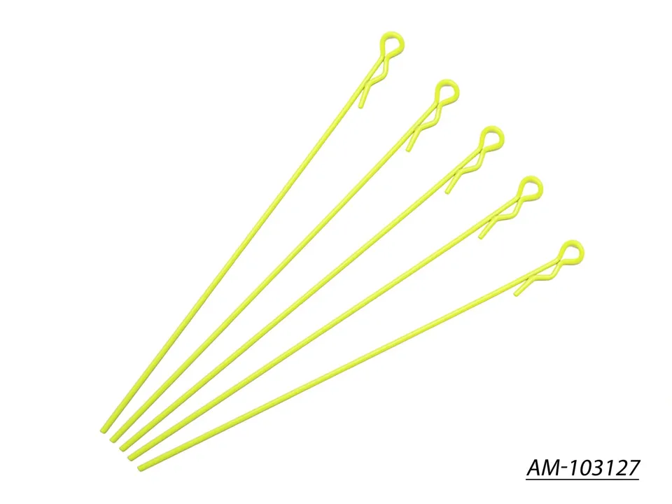 Arrowmax Clips Carrosserie 1/10 Extra Long Jaune x5 AM-103127