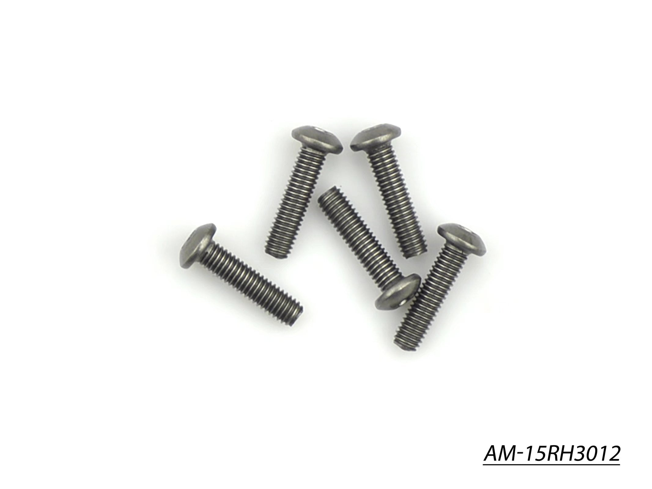Arrowmax Screws AM-15RH3012 vis titane M3x12 tête ronde x5