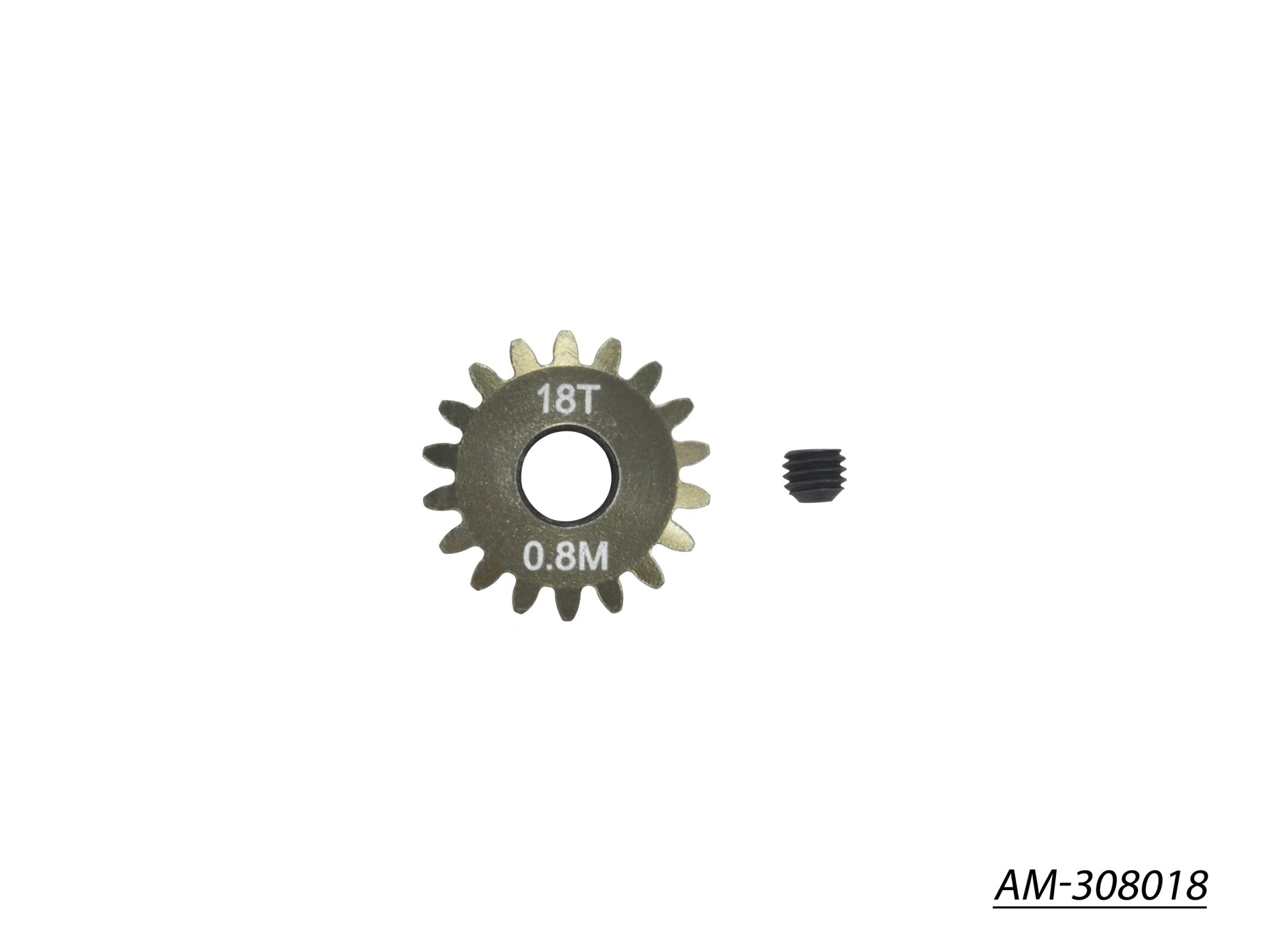 Arrowmax Gears pignon 0.8M 18T 7075 AM-308018