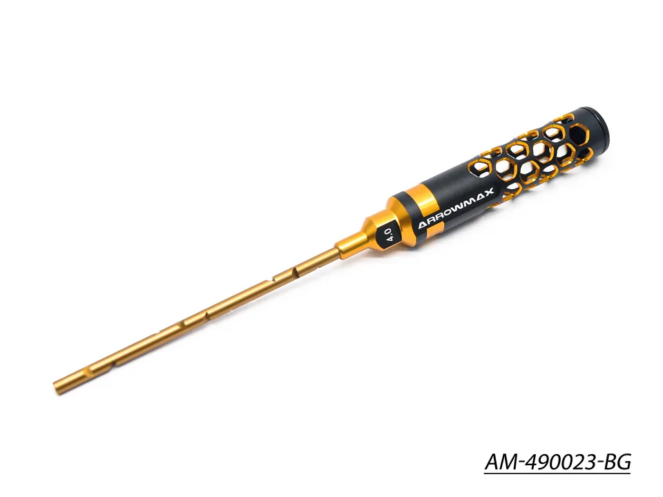 Arrowmax AM-490023-BG alésoir 4,0x120mm Black Golden