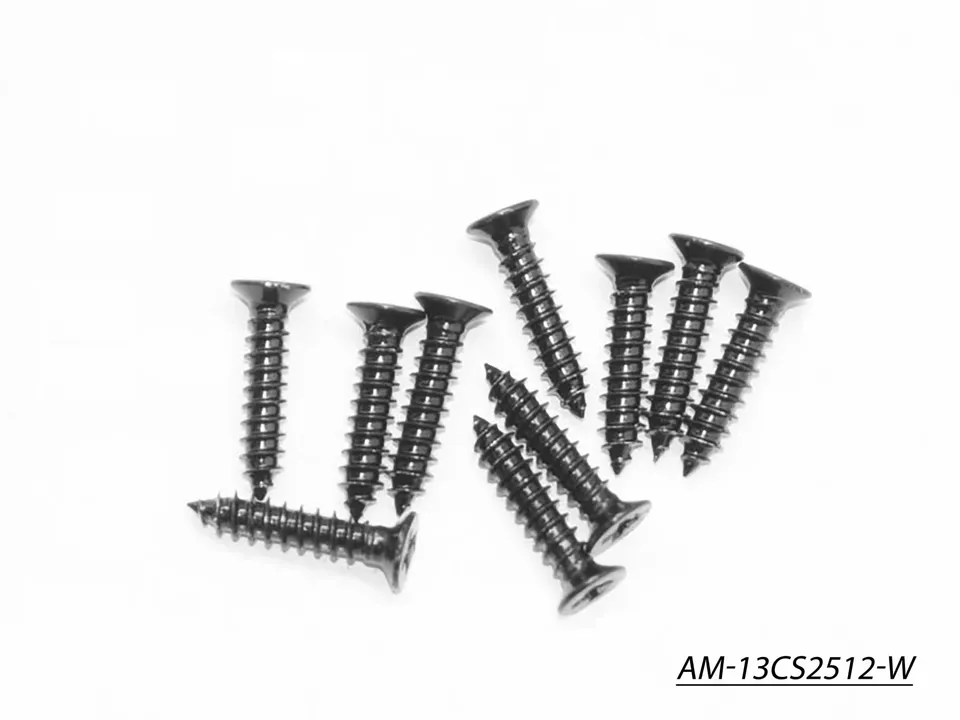 Arrowmax Screws Vis fraisée M2.5x12 cruciforme x10 filet large