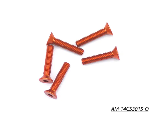 Arrowmax Screws AM-14CS3015-O vis alu M3x15 orange (5)