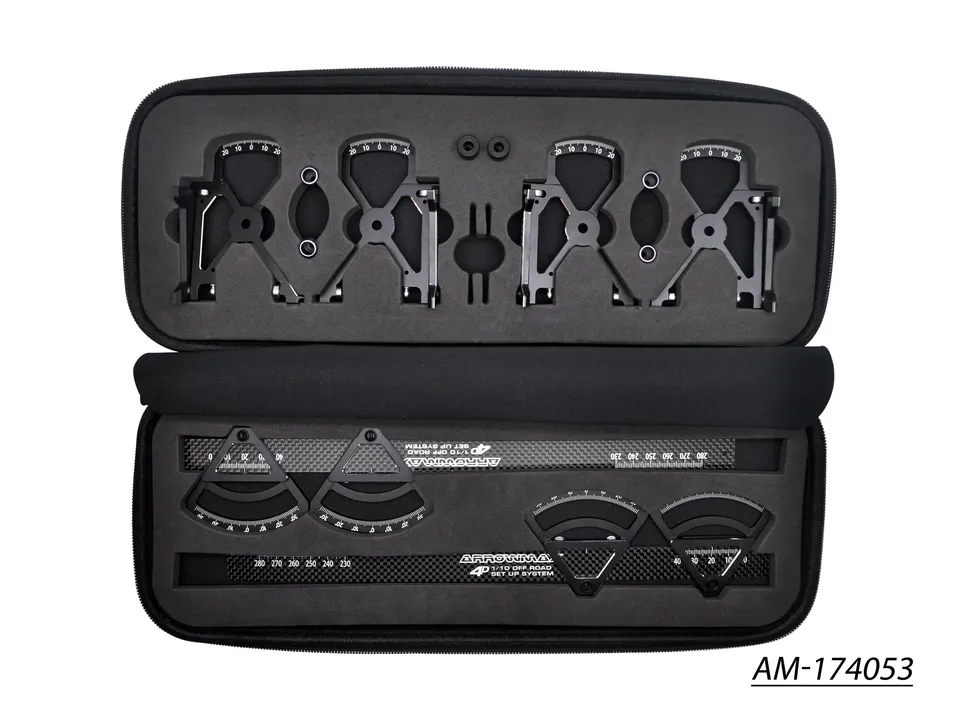 Arrowmax Setup System AM-174053 Banc 4D 1/10 TT + housse