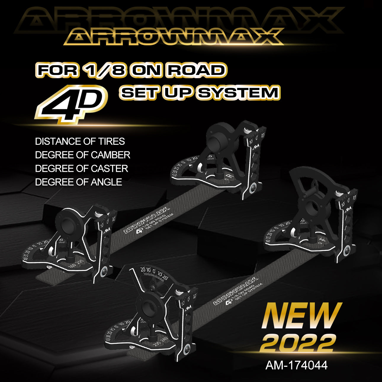 Arrowmax Setup System 4D Banc Réglage 1/8 Piste AM-174044