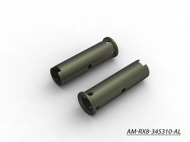 Arrowmax axe roue arrière 7075 Hard x2 AM-RX8-345310