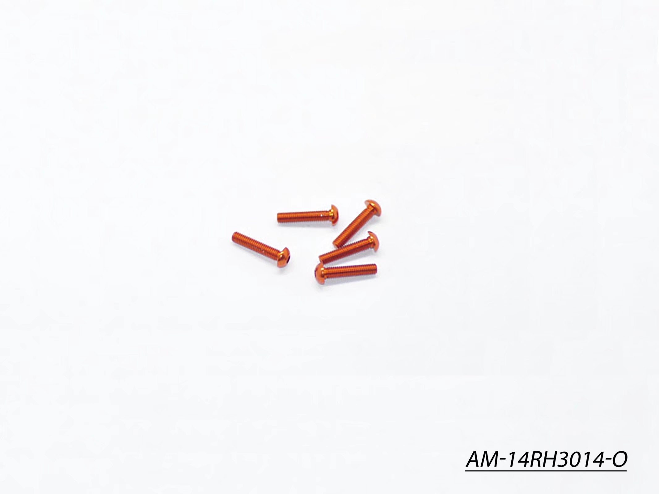 Arrowmax Screws AM-14RH3014-O vis alu M3x14 orange lot 5