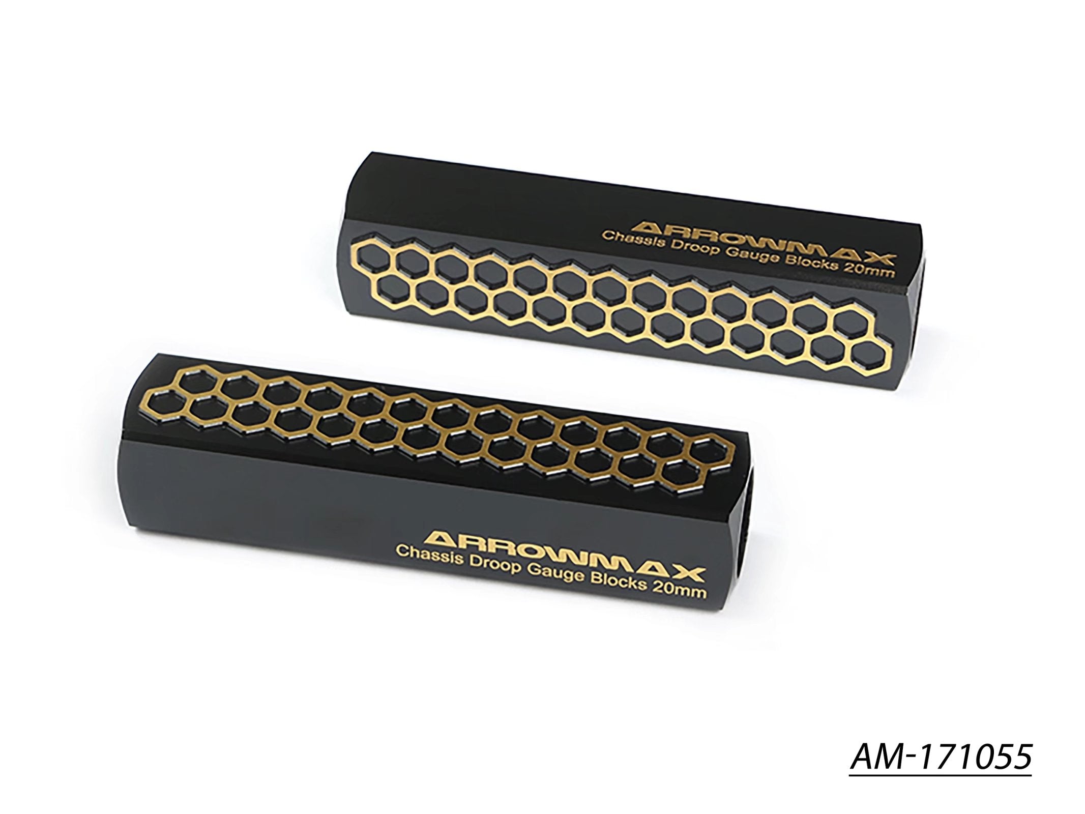 Arrowmax Cales Droop 20mm 1/8 Noir Doré x2