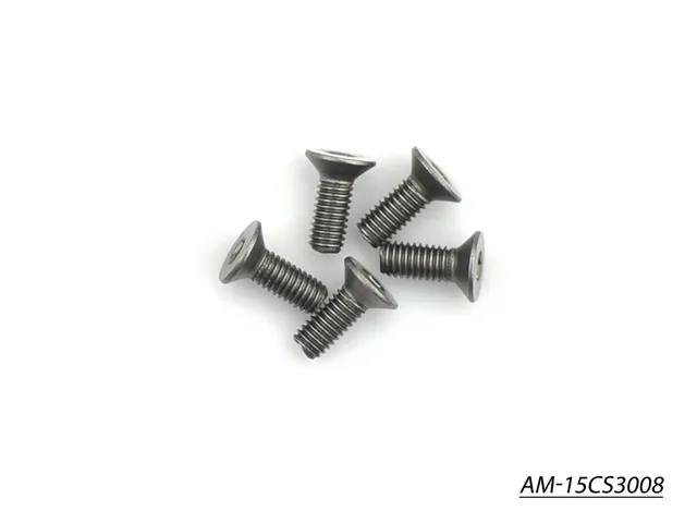 Arrowmax Screws AM-15CS3008 vis titane M3x8 fraisée x5