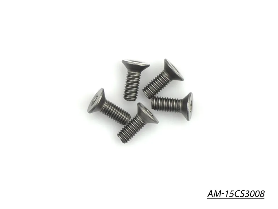 Arrowmax Screws AM-15CS3008 vis titane M3x8 fraisée x5