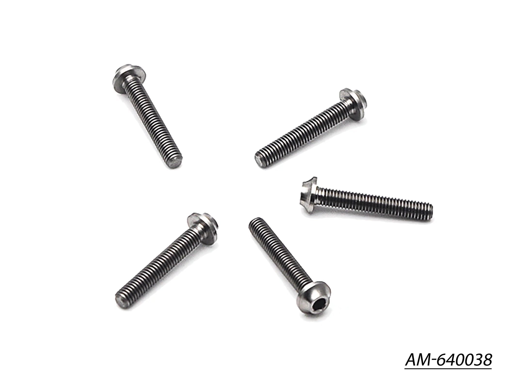 Arrowmax Vis Titane M3x18 Tête Ronde Allen AM-640038 x5