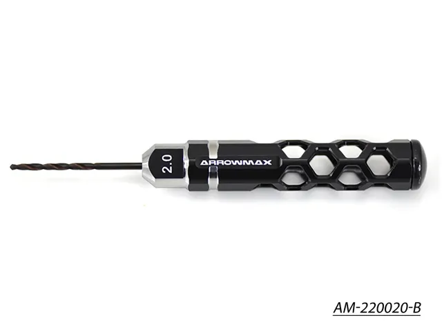 Arrowmax Drill 2.0MM Mini 4WD AM-220020-B foret noir