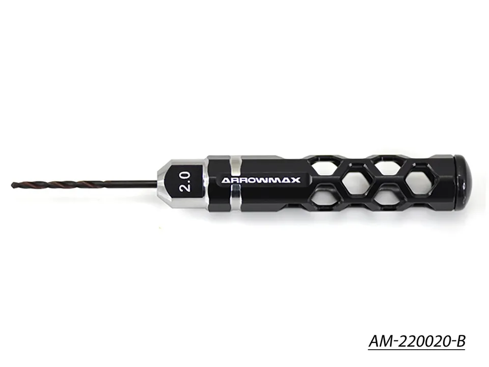 Arrowmax Drill 2.0MM Mini 4WD AM-220020-B foret noir