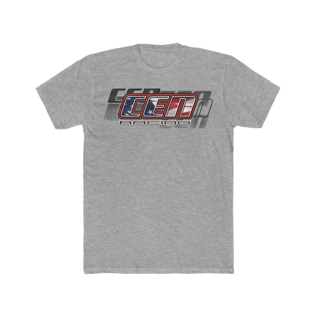 CEN Racing USA Flag 2020 t-shirt homme noir L coton