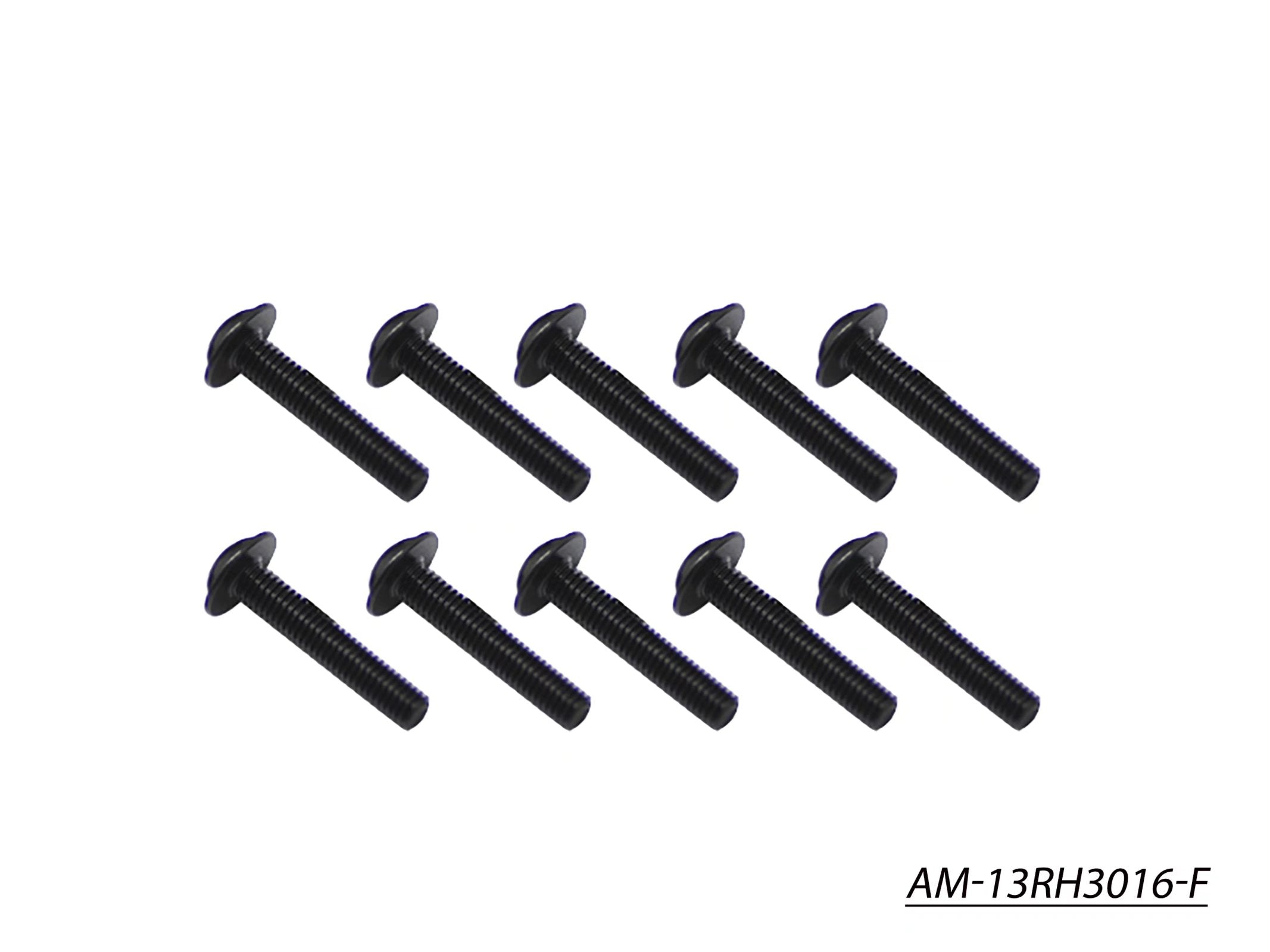 Arrowmax AM-13RH3016-F vis M3x16 ronde collerette x10
