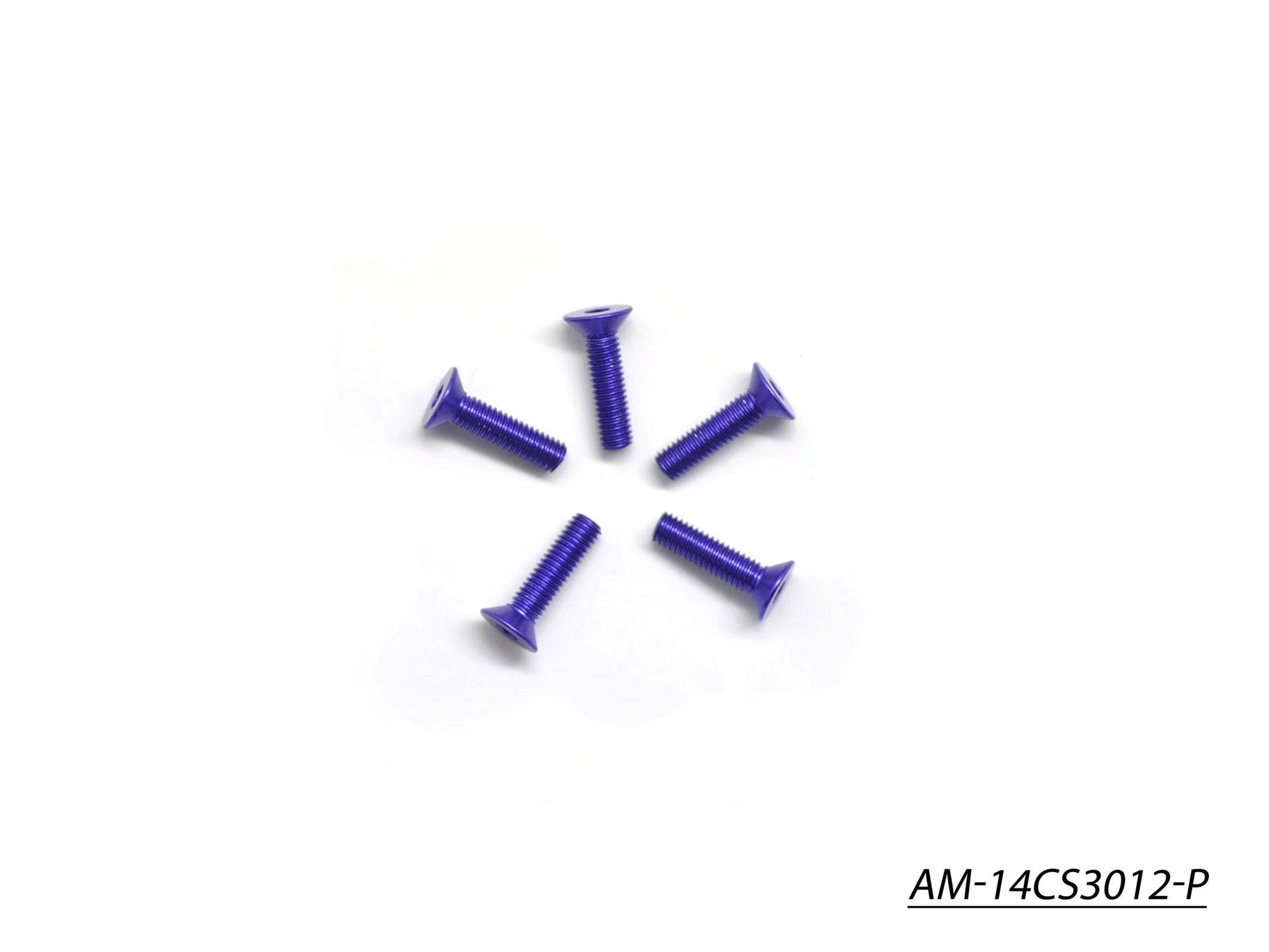 Arrowmax Screws vis alu M3x12 violette x5 AM-14CS3012-P