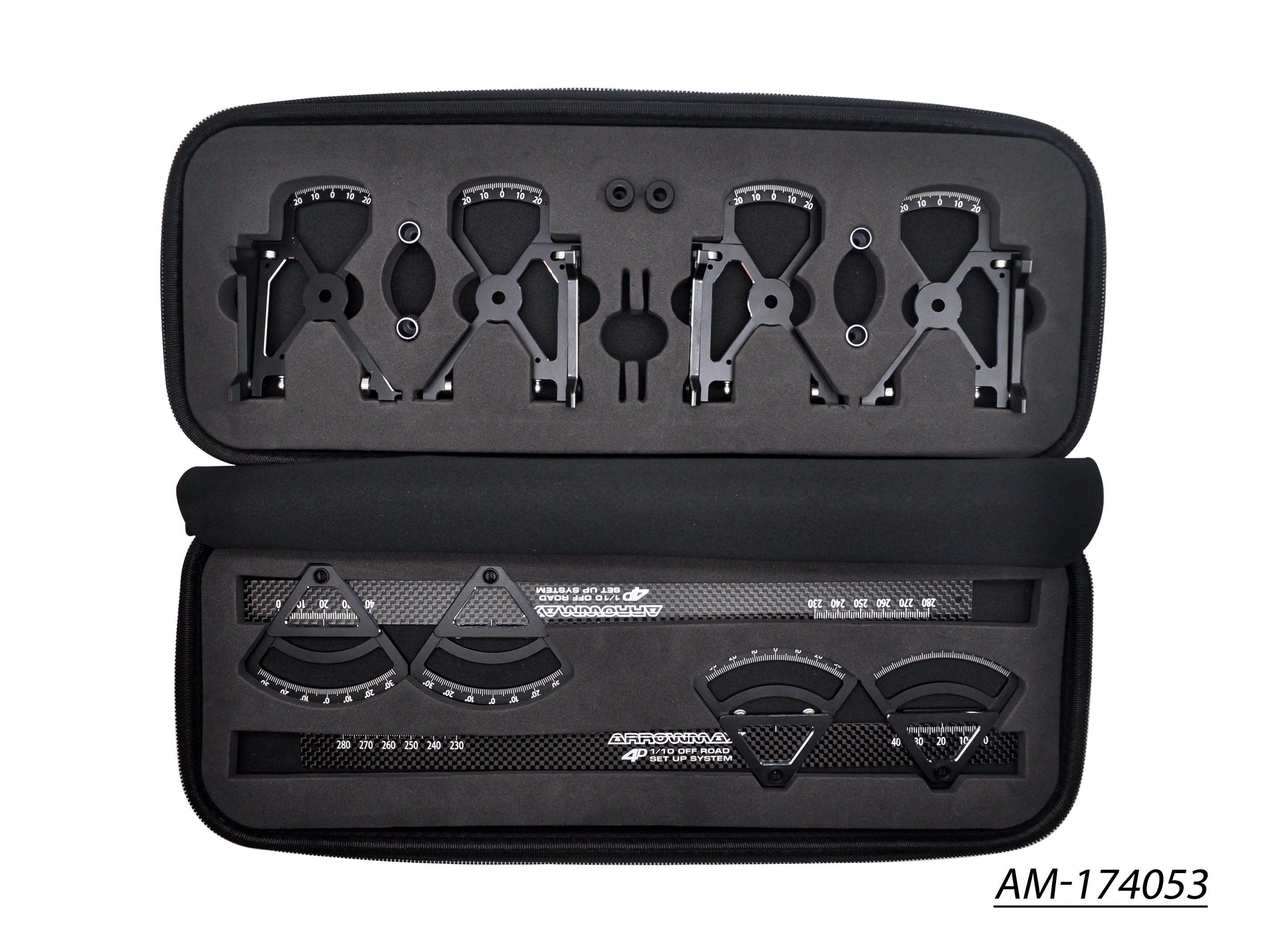 Arrowmax Setup System AM-174053 Banc 4D 1/10 TT + housse