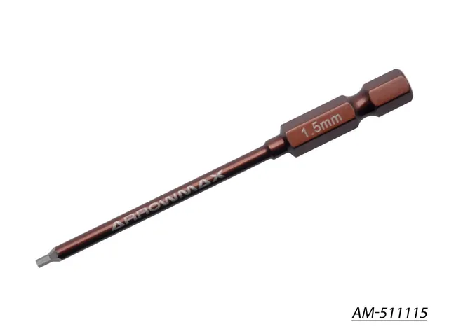 Arrowmax Accessories AM-511115 clé Allen 1.5x80mm pointe Power Tip