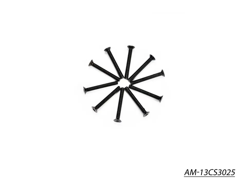 Arrowmax Screws vis Allen fraisée M3x25 lot de 10