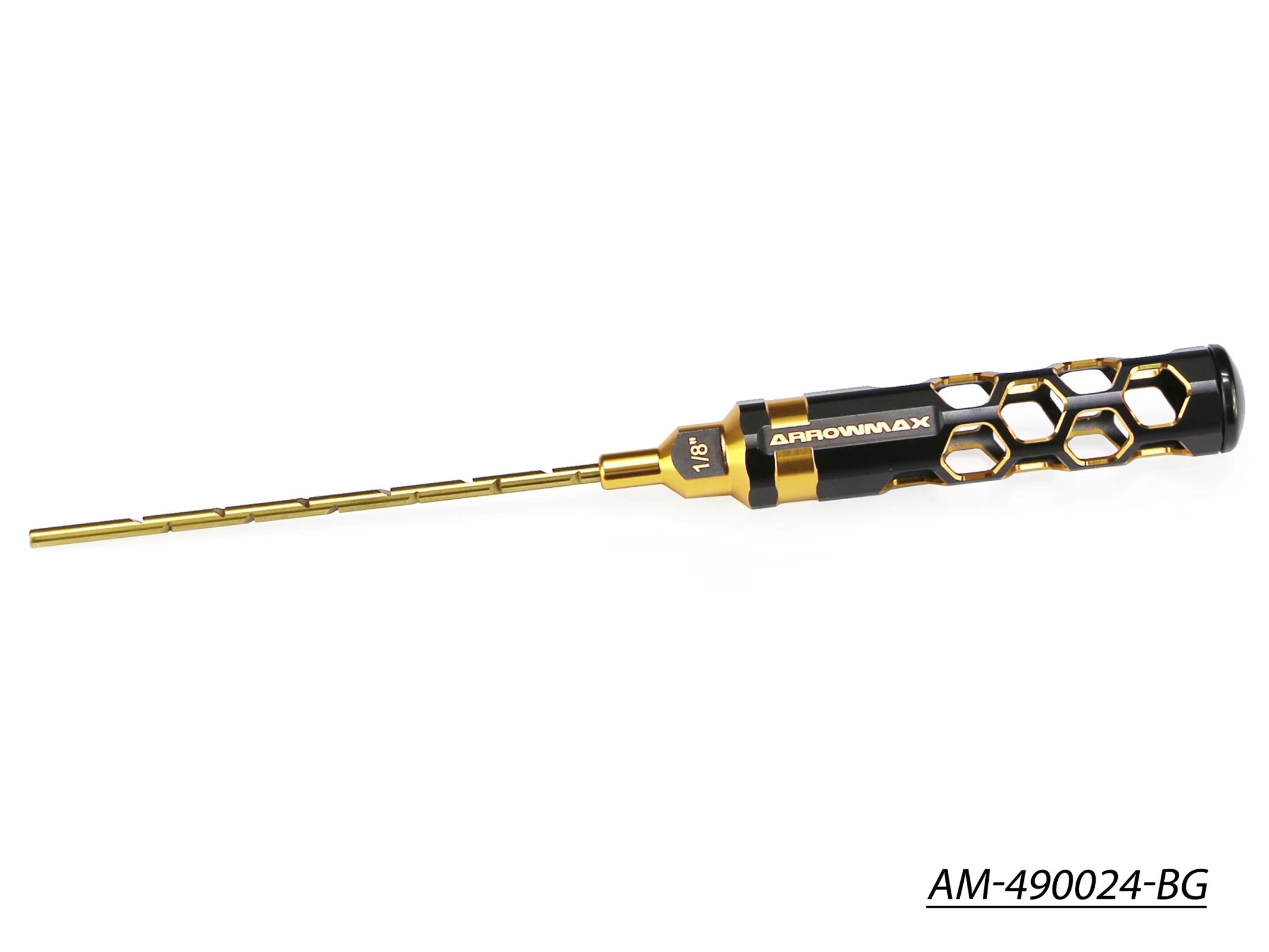 Arrowmax Black Golden alésoir bras 3.17mm 120mm AM-490024-BG