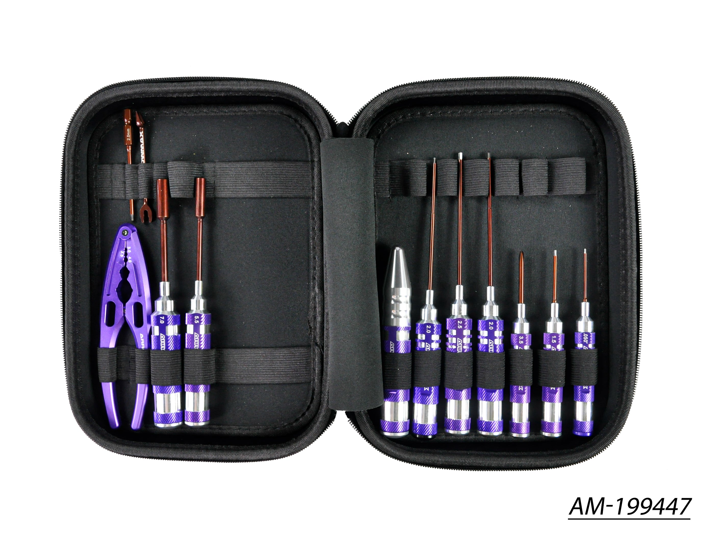 Arrowmax AM-199447 kit outils 1/10 offroad 12 pcs