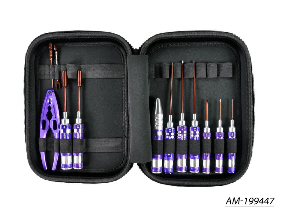 Arrowmax AM-199447 kit outils 1/10 offroad 12 pcs