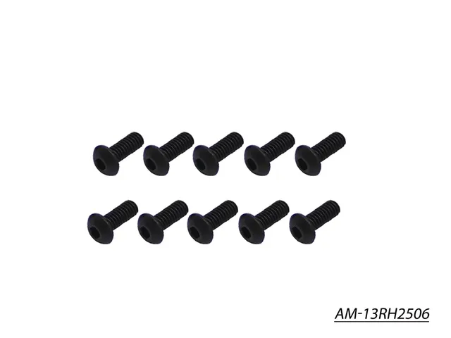 Arrowmax Screws AM-13RH2506 Vis Allen M2.5x6 Ronde (10)