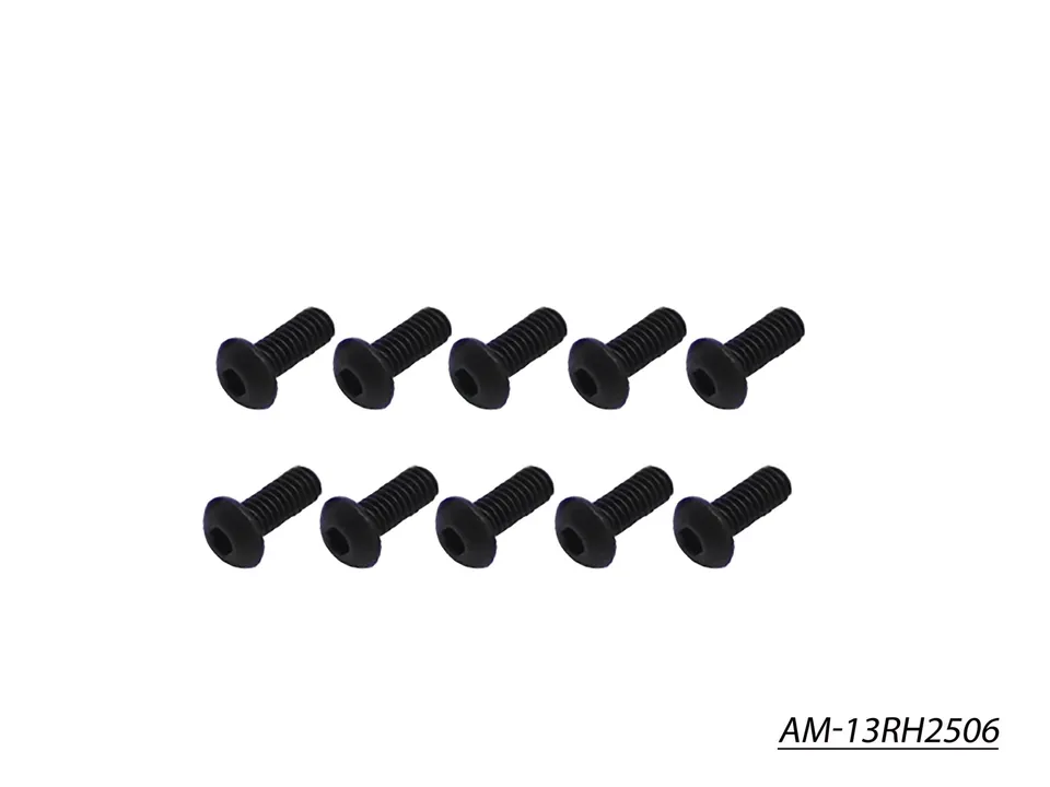 Arrowmax Screws AM-13RH2506 Vis Allen M2.5x6 Ronde (10)