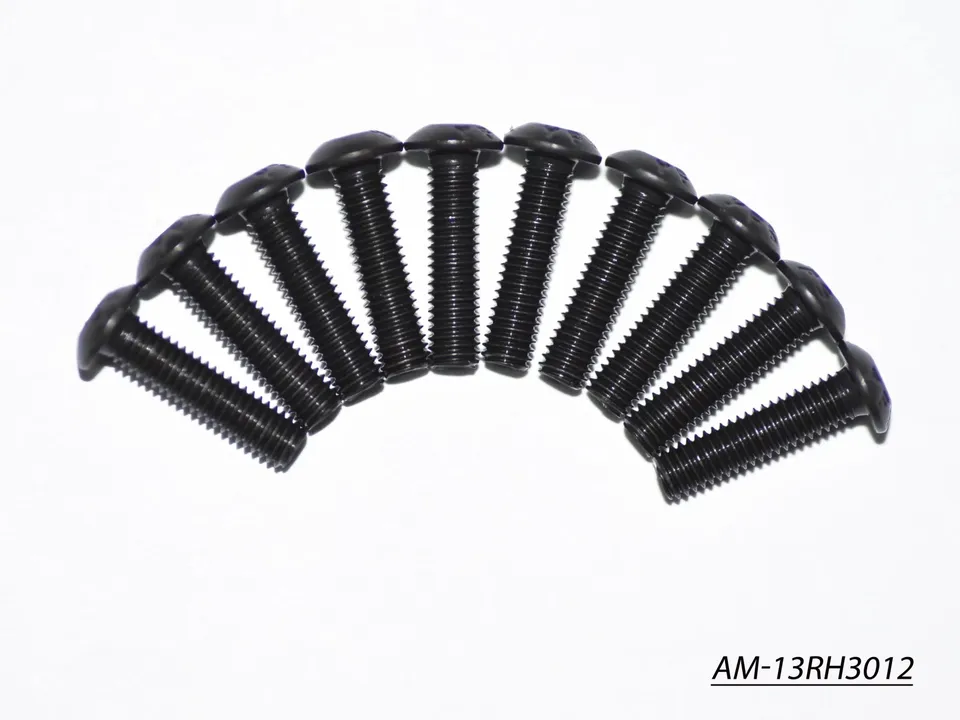 Arrowmax AM-13RH3012 vis Allen M3x12 lot de 10 tête ronde