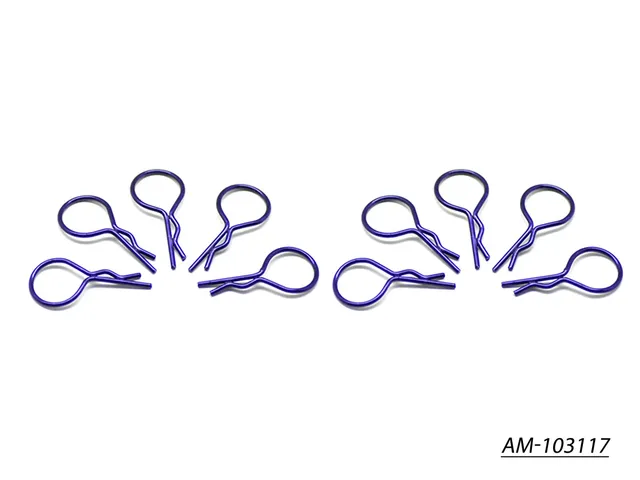 Arrowmax AM-103117 gros clips 1/10 violet métal x10
