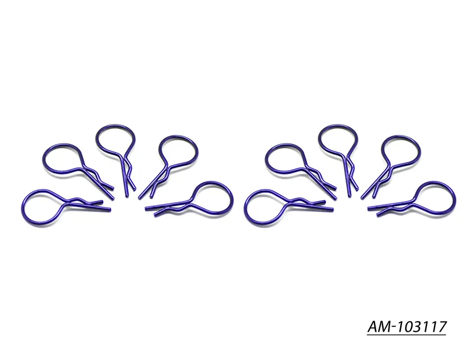 Arrowmax AM-103117 gros clips 1/10 violet métal x10