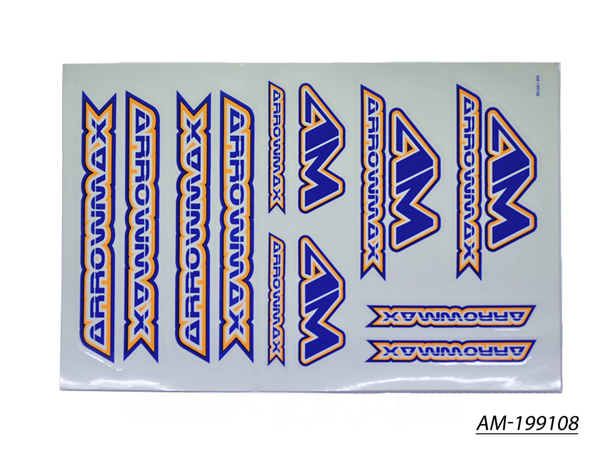 Arrowmax AM Decal M 14x21 cm AM-199108 stickers couleur