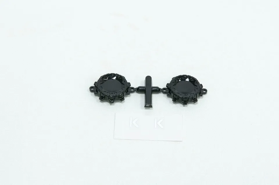 CEN CD0633 caches roue RC noirs KG1 Trident-D x2