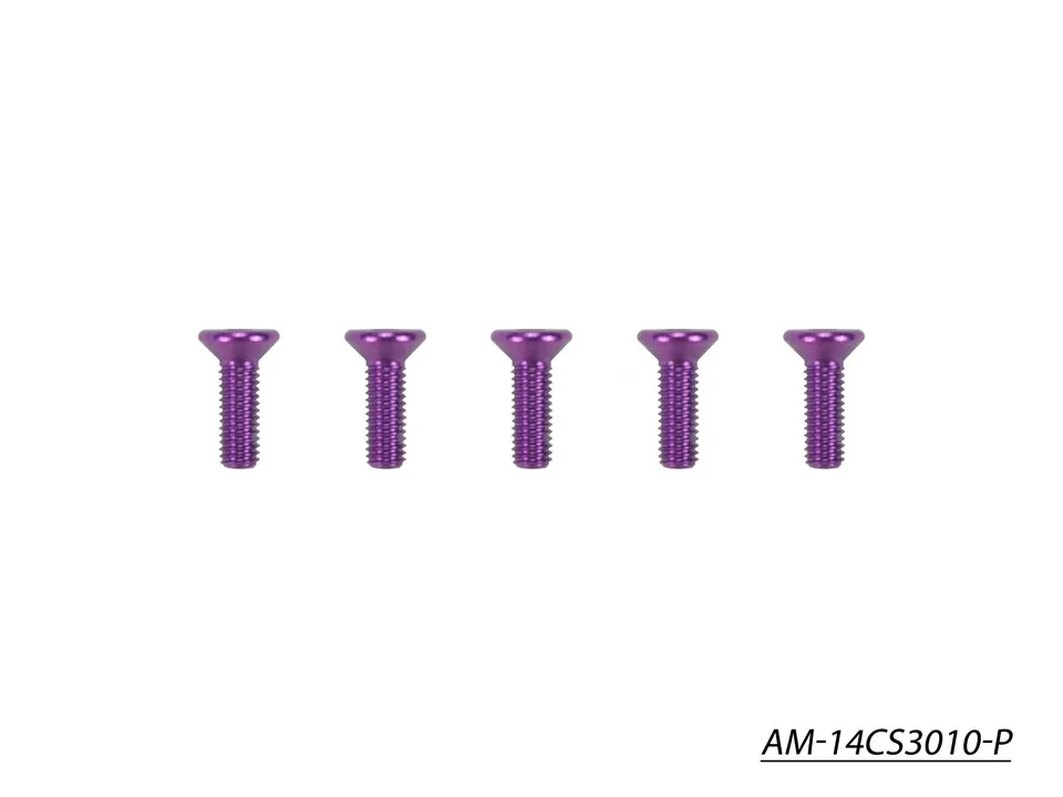 Arrowmax Screws Vis Alu M3x10 Fraisée Violette x5