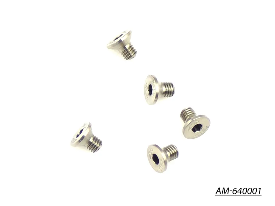 Arrowmax Screws AM-640001 vis titane M3x5 fraisée x5