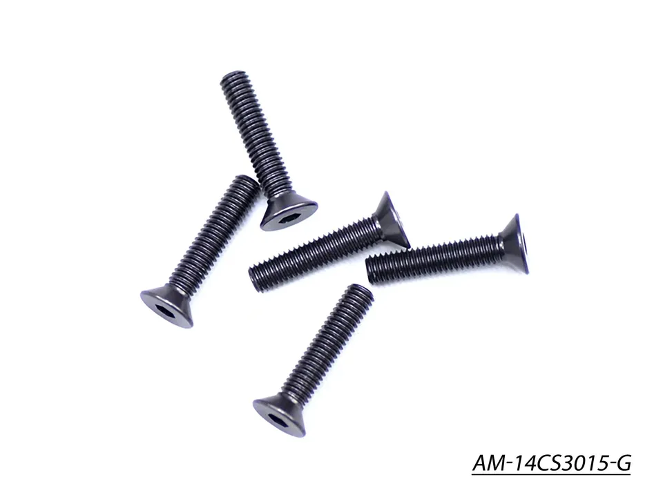 Arrowmax Vis Alu Fraisée M3x15 Grise (5)
