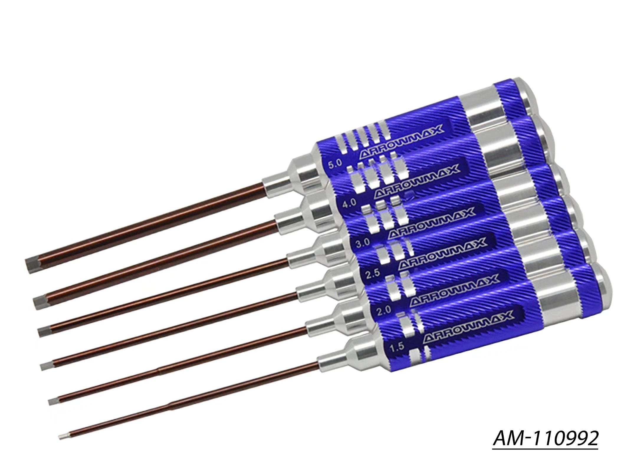 Arrowmax Tools clés Allen 1,5-5,0x120mm (6 pièces)