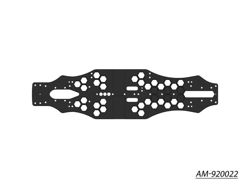 Arrowmax Medius AM-920022 châssis alu Yokomo BD9 FWD 2mm