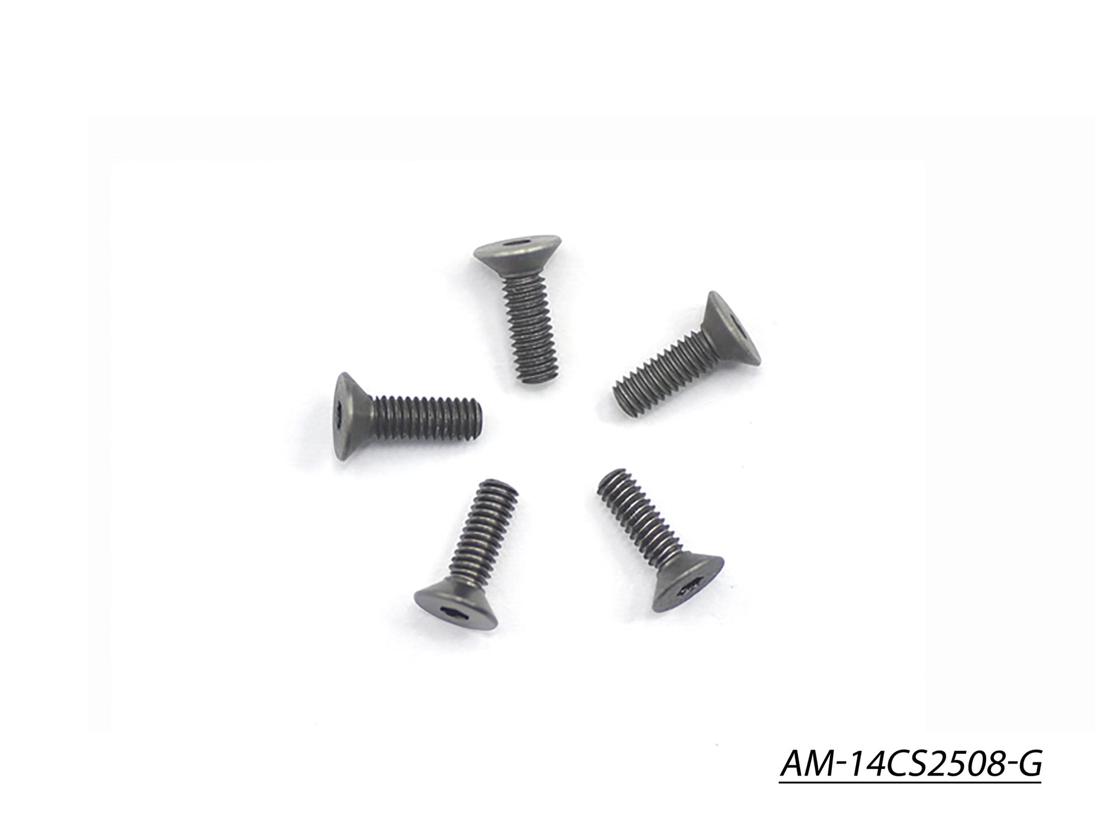 Arrowmax Screws AM-14CS2508-G vis alu M2.5x8 fraisée lot 5