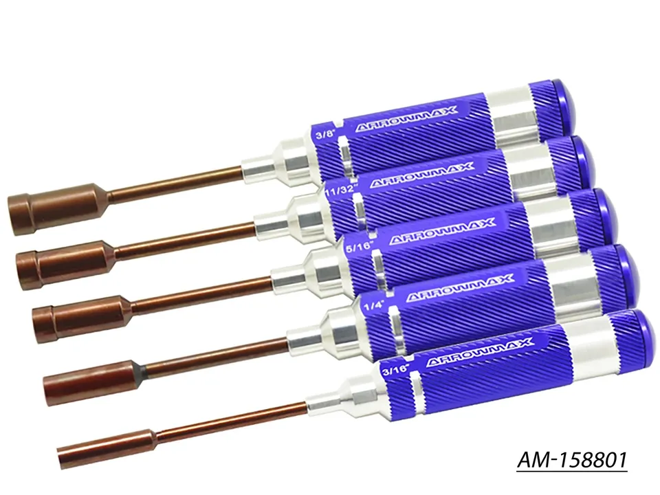 Arrowmax Tools Set Clés à Douille AM-158801 5 Pièces