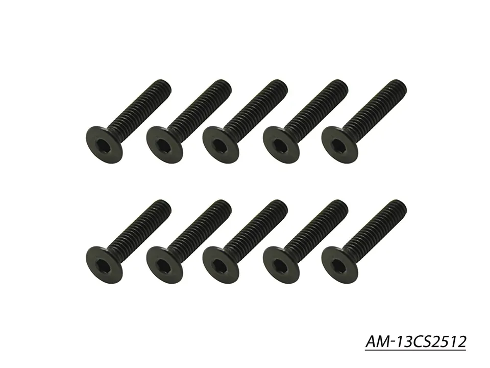 Arrowmax AM-13CS2512 vis Allen fraisée M2.5x12 lot de 10