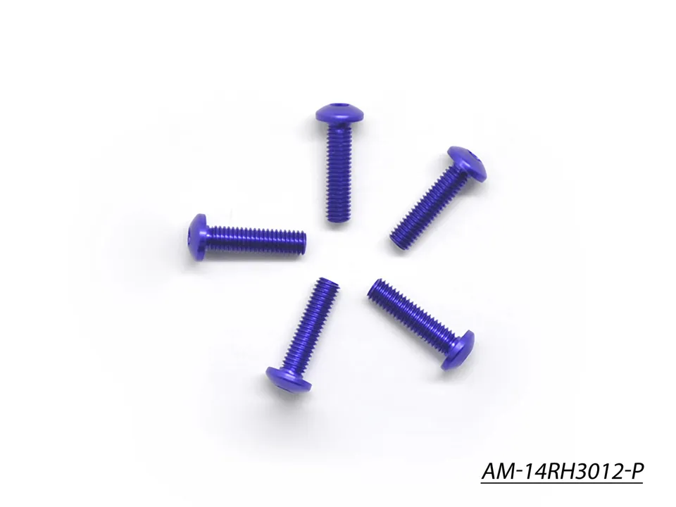 Arrowmax M-14RH3012-P vis alu M3x12 violette x5