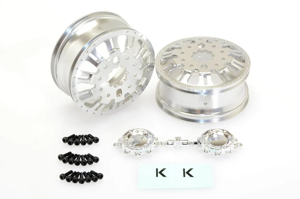 CEN KAOS CKD0652 roue arrière dually alu argent 2pcs
